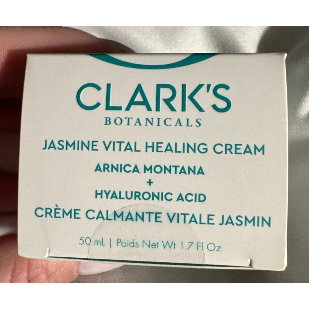 Clark’s Botanicals Jasmine Vital Cream 50 ml 1.7 oz Full Size NIB Sealed